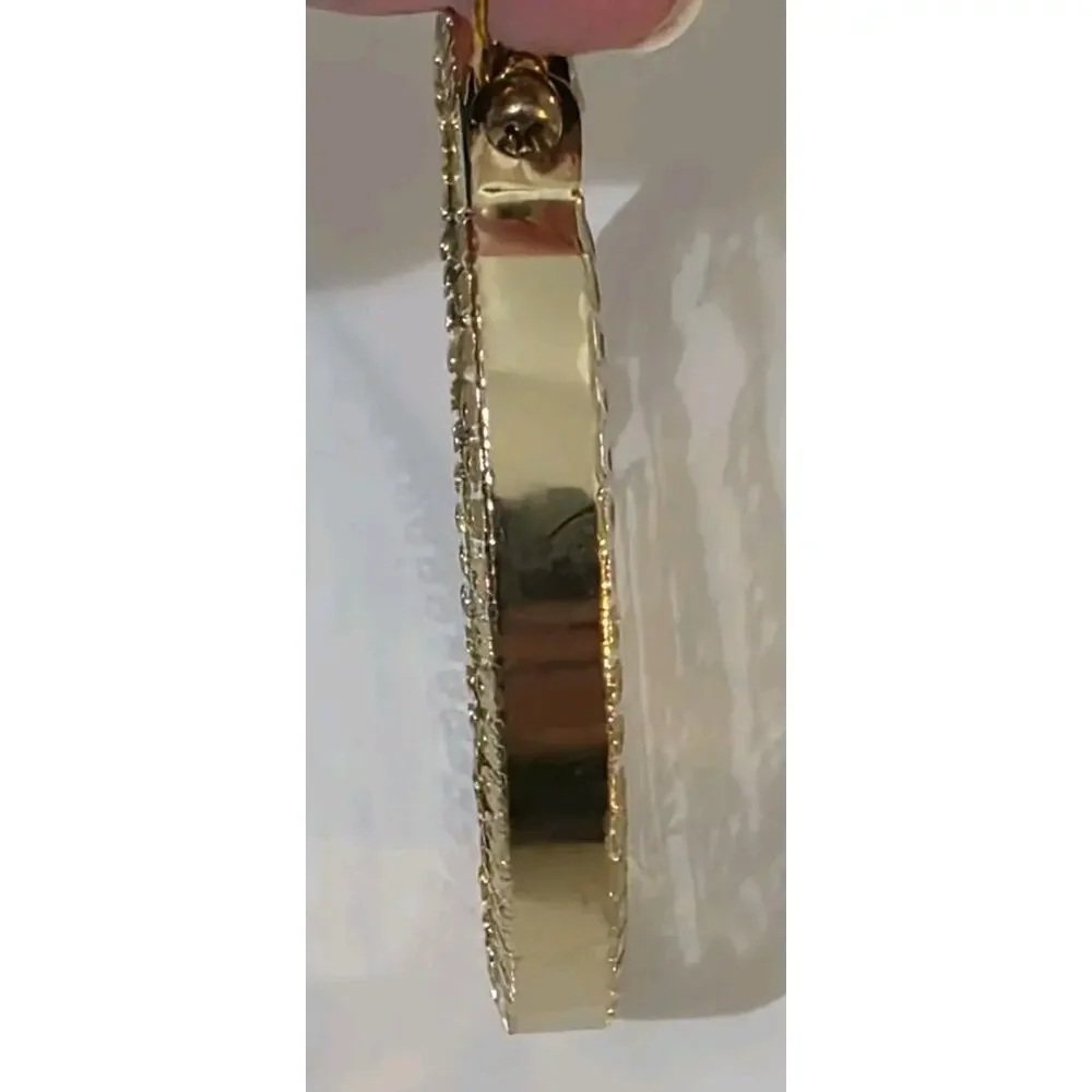 Niagra On The Lake Canada Round Gold And Glass Christmas Ornament Wine Country